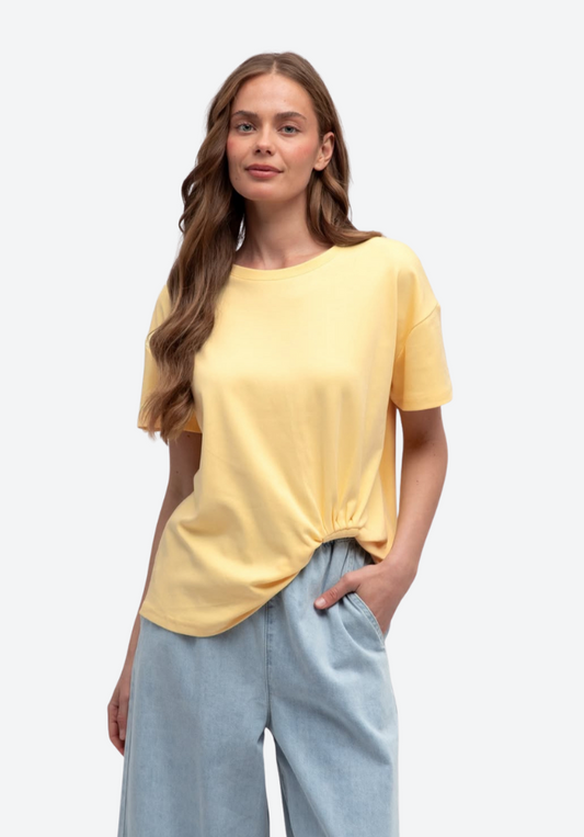 Easy Tuck Tee - Lemon