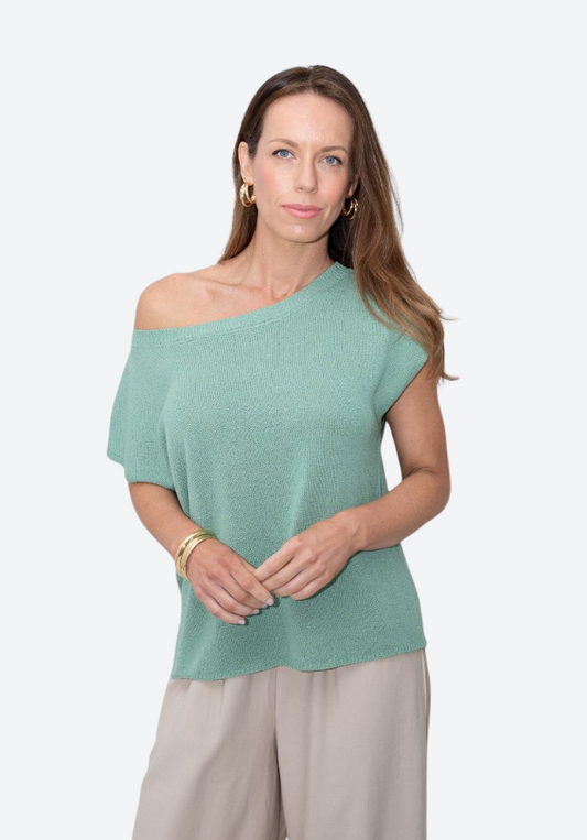 Kayla Knit Top - Sage