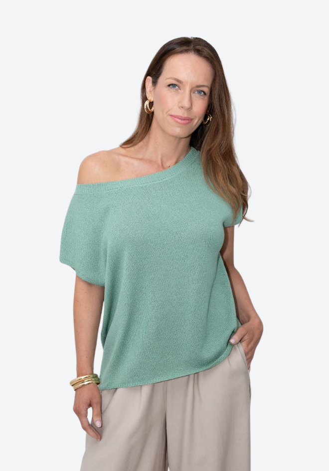 Kayla Knit Top - Sage