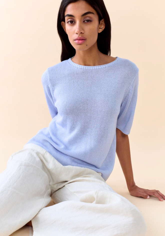 Summer Tee - Soft Blue