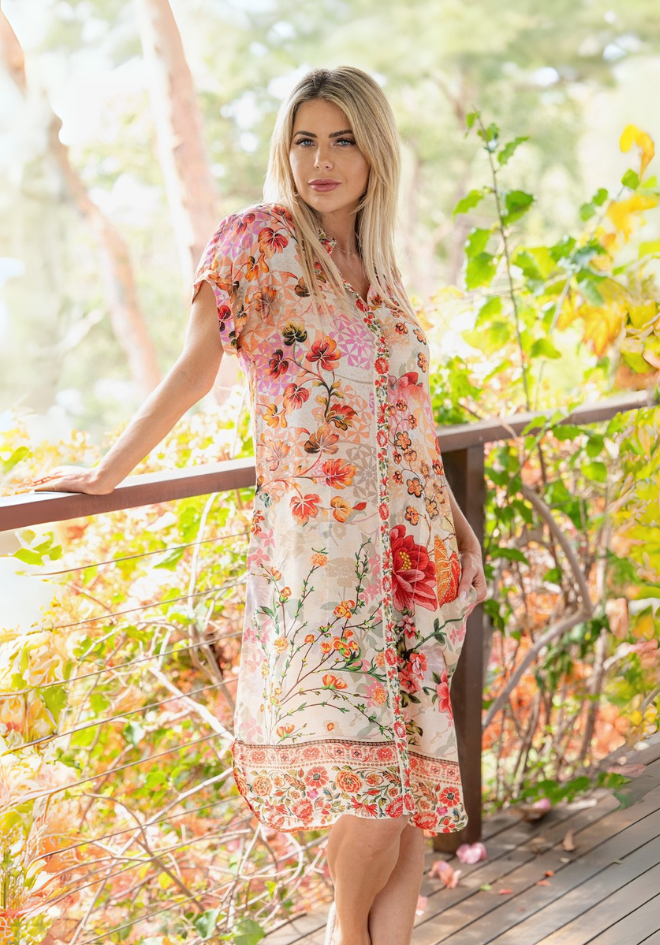 Rouge Bloom Dresden Dress