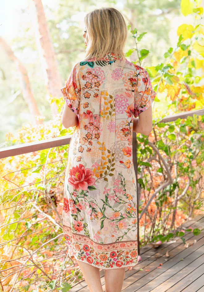 Rouge Bloom Dresden Dress