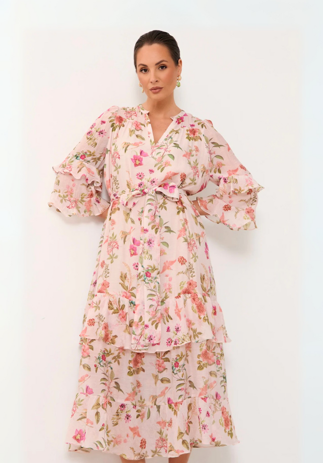 Larissa Frill 3/4 Sleeve Dress