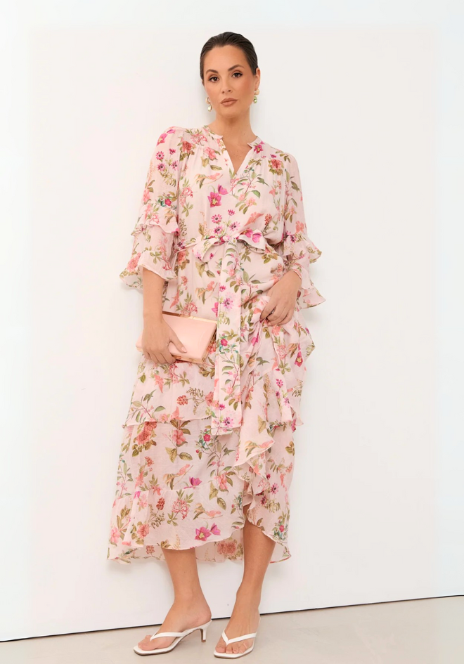 Larissa Frill 3/4 Sleeve Dress