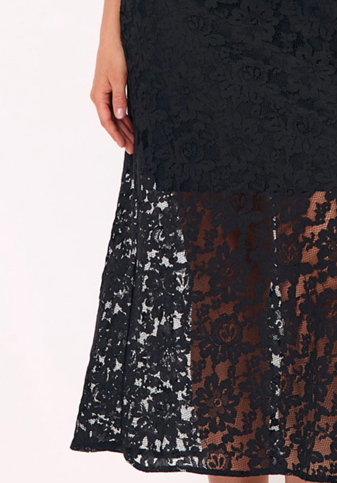 Mae Lace Skirt - Black