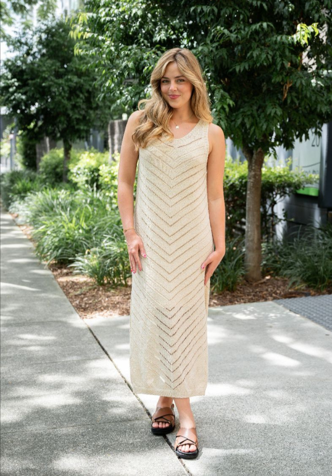 Lani Crochet Knit Dress