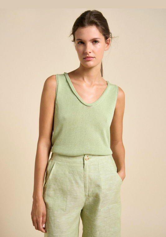 Scoop Spring Tank - Green