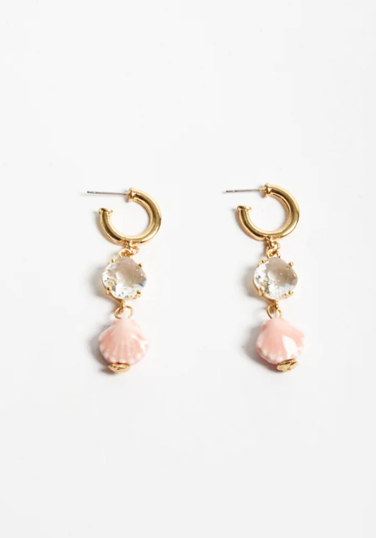 Ceramic Glass Shell Drop Hoops