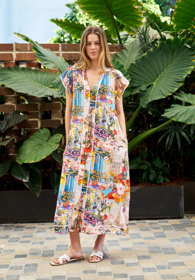 Paris Summer Midi Dress
