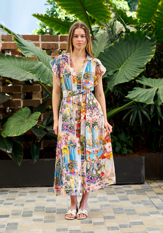 Paris Summer Midi Dress