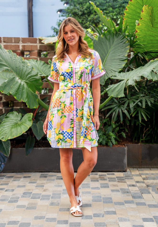 Citron Shirt Dress
