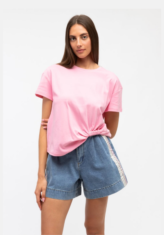 Easy Tuck Tee - Pink