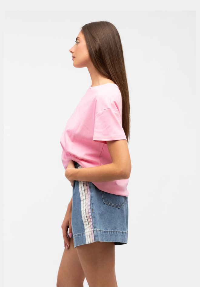 Easy Tuck Tee - Pink