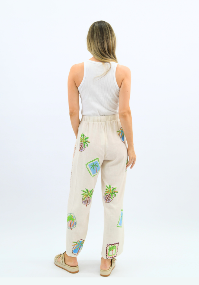 Coastal Postcard Pants