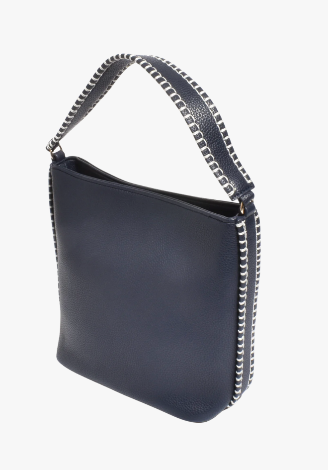 Stevie Blanket Stitch Bucket Bag