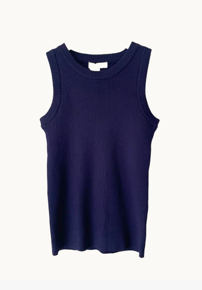 Eva Tank Top - Navy