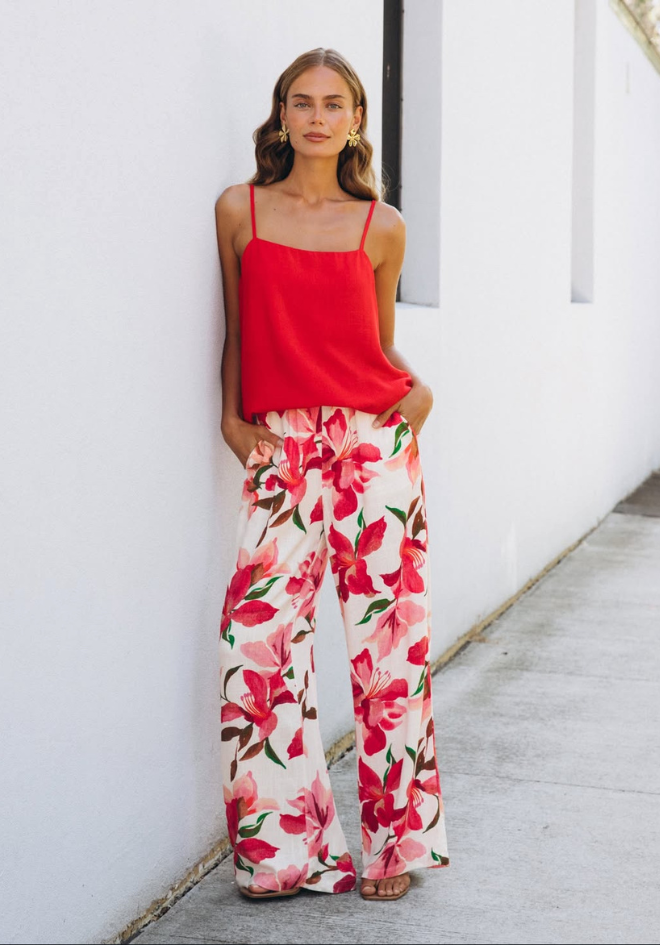 Botanic Print Pants