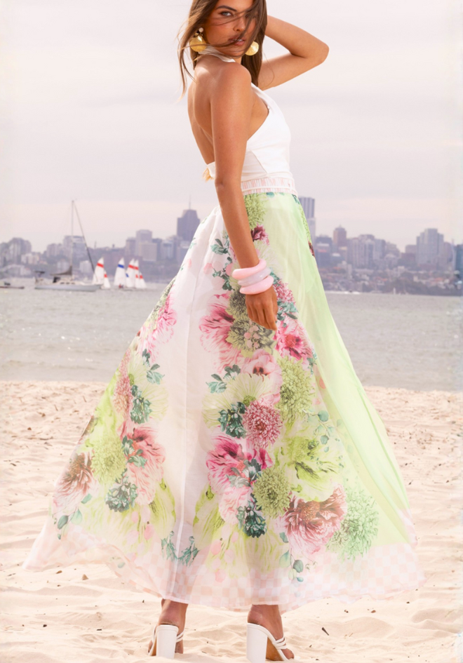 Sorbet Symphony Maxi Skirt