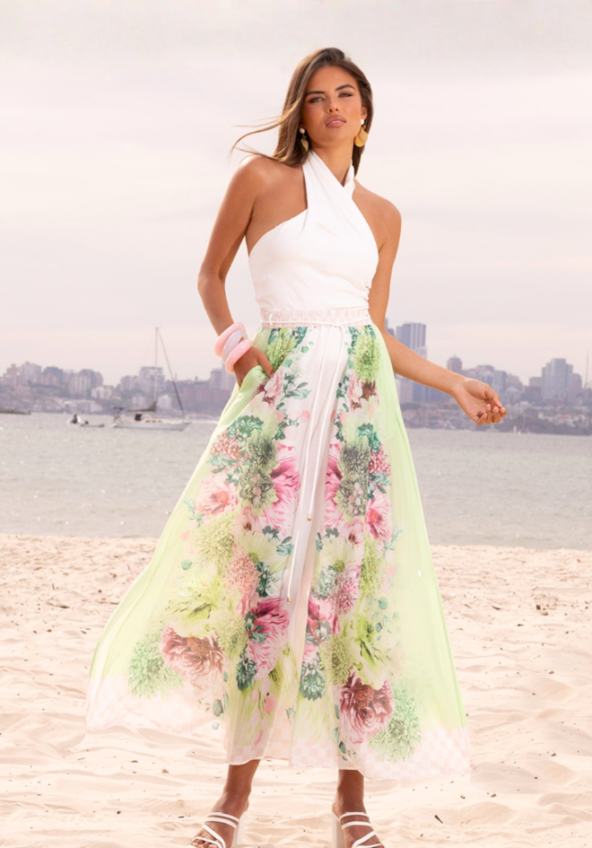 Sorbet Symphony Maxi Skirt