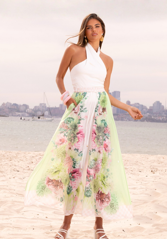 Sorbet Symphony Maxi Skirt