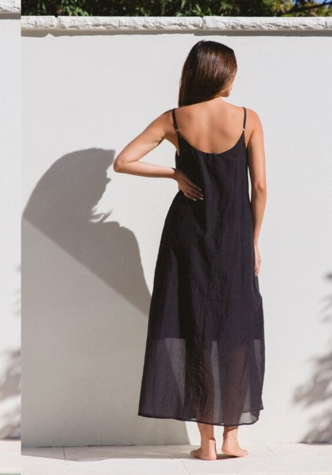 Lara Maxi Dress - Black
