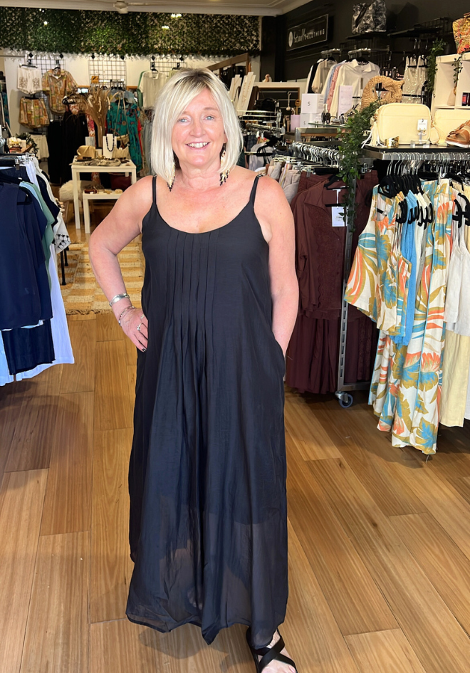 Lara Maxi Dress - Black