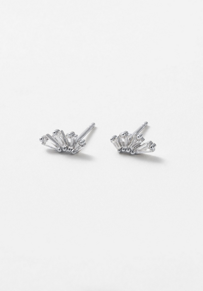 Rue Stud - Silver