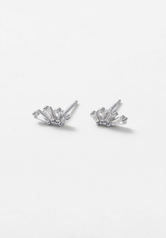 Rue Stud - Silver