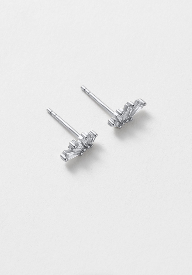 Rue Stud - Silver