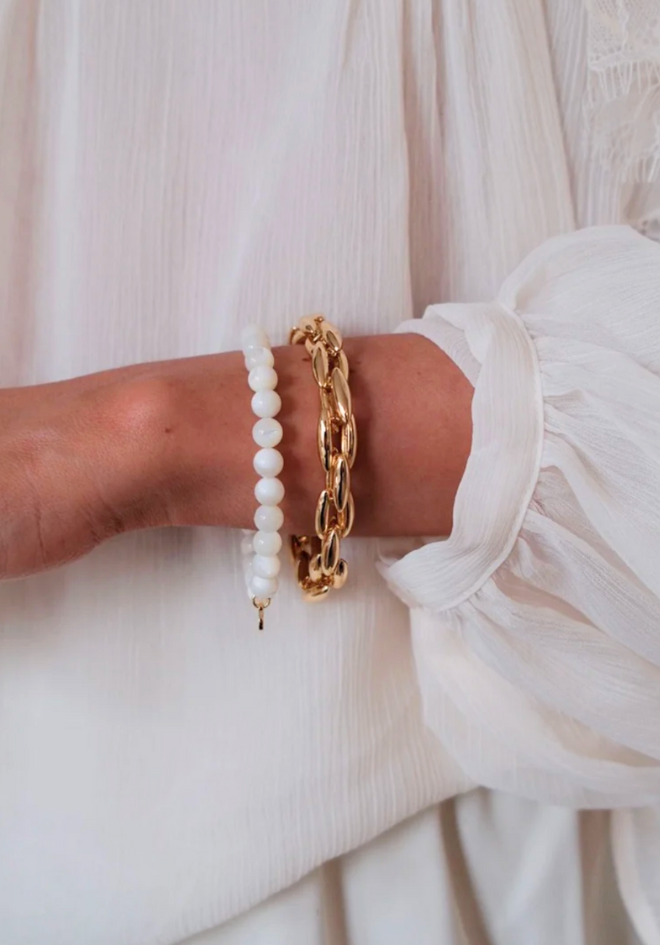 Valentina Bracelet - White
