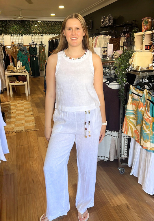 Gigi Pants - White