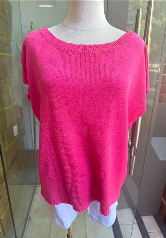 Kayla Knit Top - Watermelon