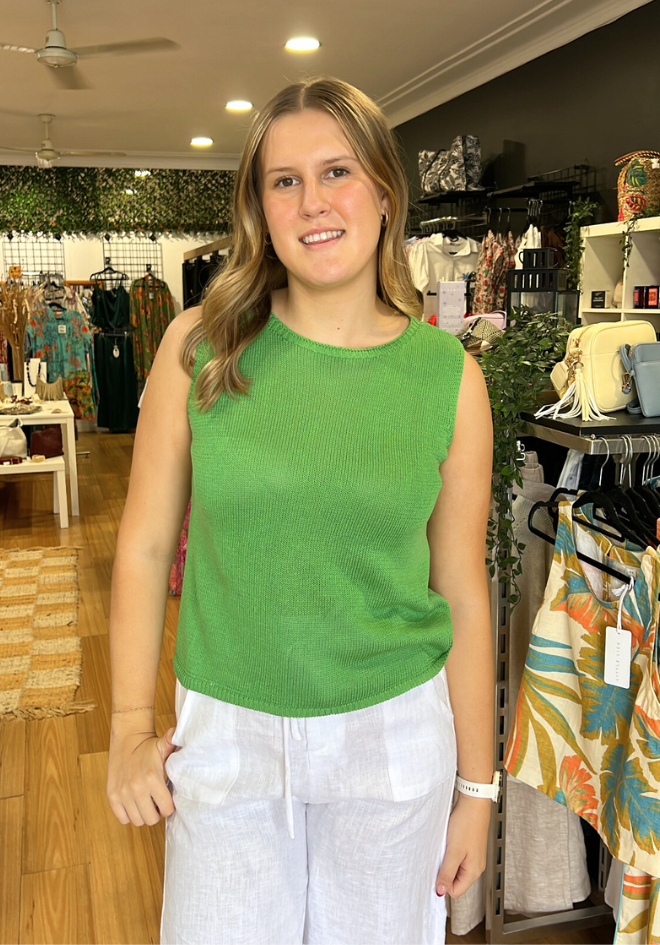 Spring Tank - Green