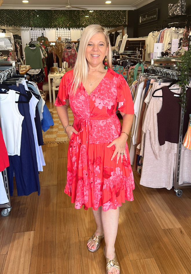 Harmony Dress - Red