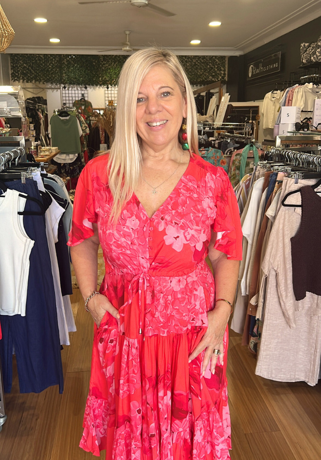 Harmony Dress - Red