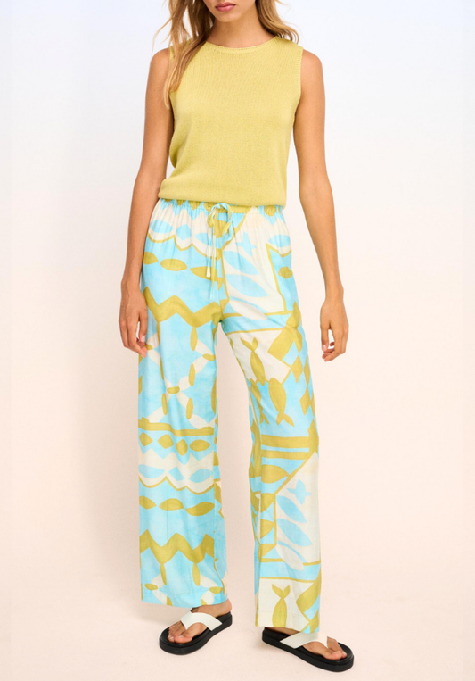 Fish Print Pants