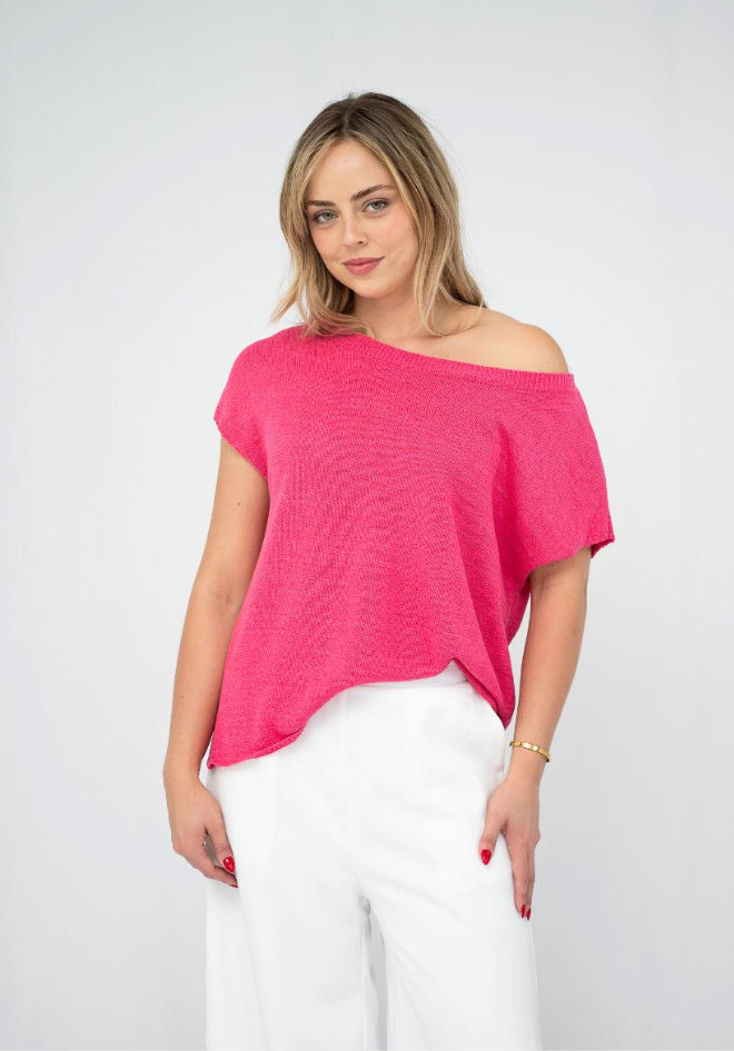 Kayla Knit Top - Watermelon