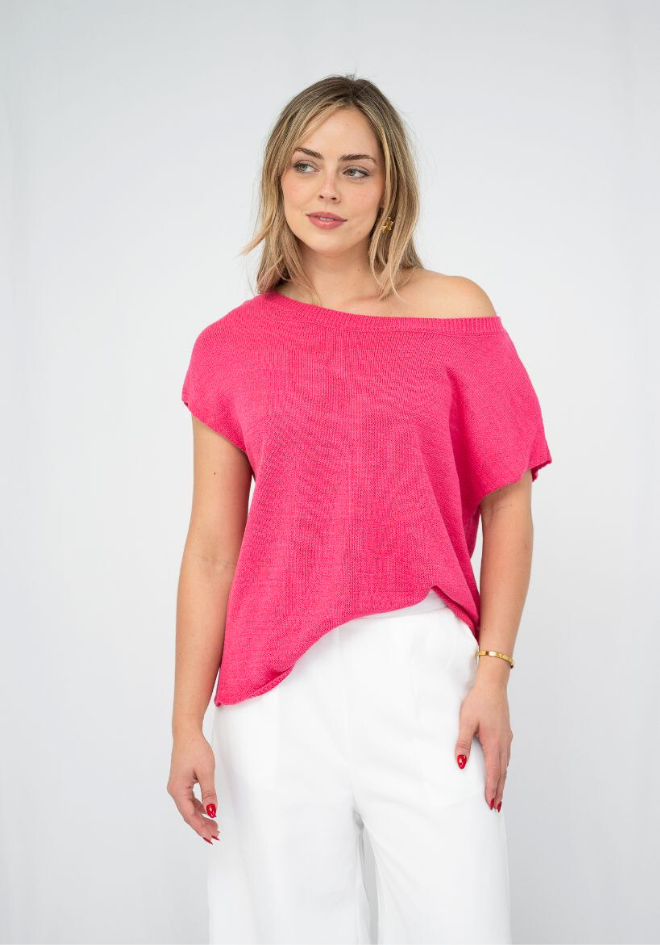 Kayla Knit Top - Watermelon