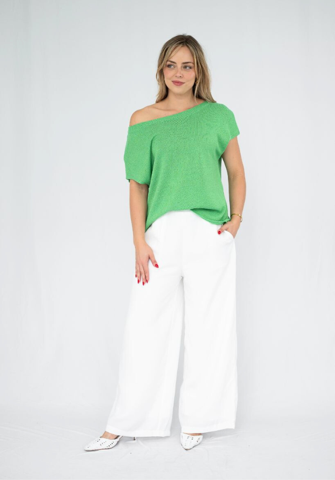 Kayla Knit Top - Green