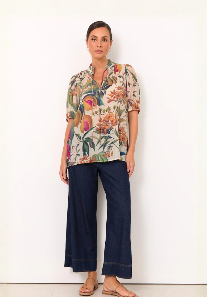 Sandra Seville Print Top
