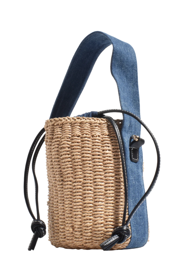 Alexa Denim Weave Mini Basket