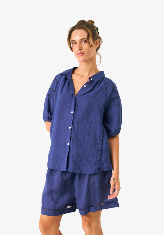 Ella Linen Blouse