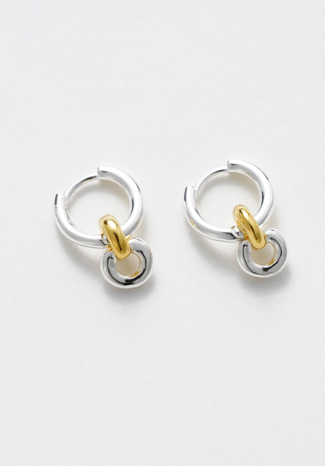 Daisy Earrings - Silver/Gold