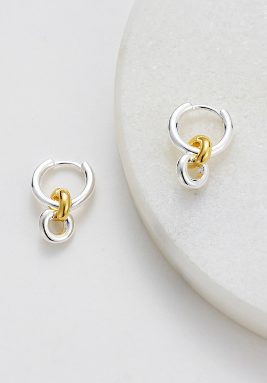 Daisy Earrings - Silver/Gold