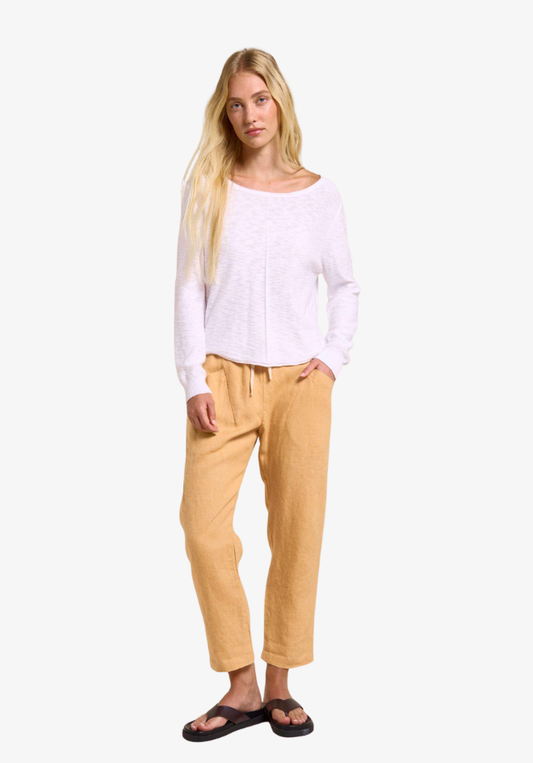 Luxe Pants - Pale Mustard