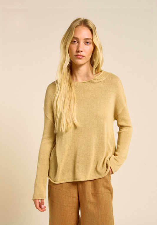 Spring Knit - Pale Mustard