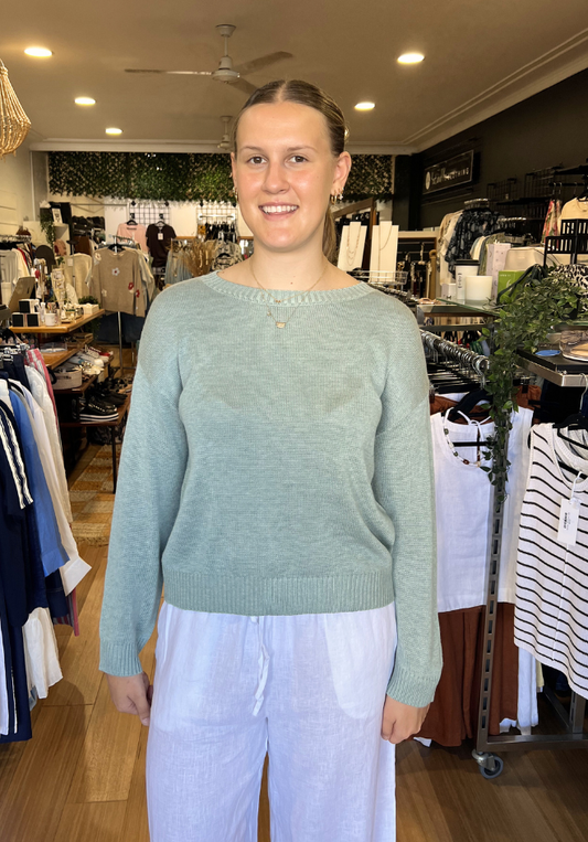 Victoria Jumper - Seafoam