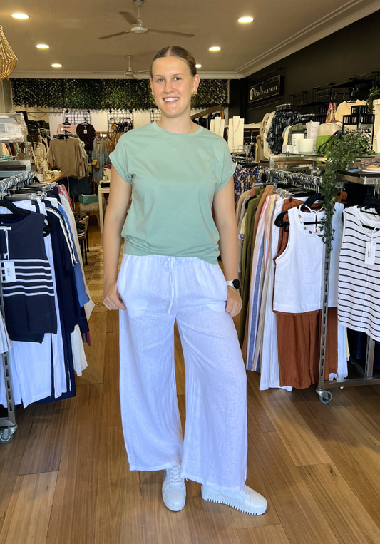 Rhodes Tee - Seafoam