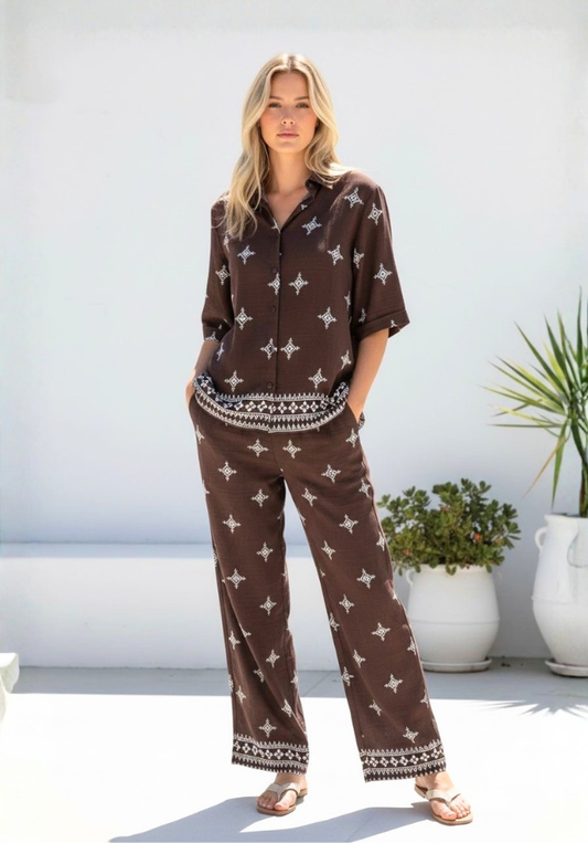 Micha Pants - Chocolate