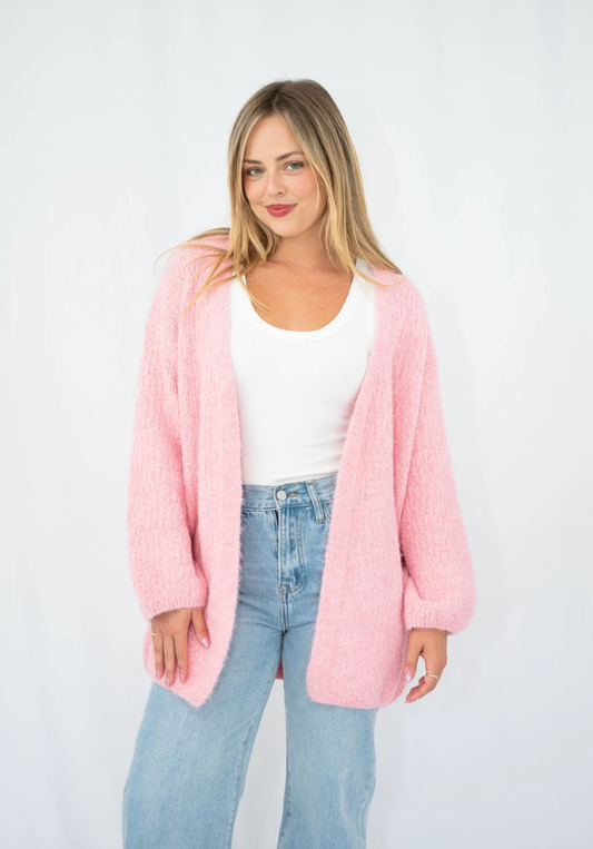 Chelsea Cardi - Pink